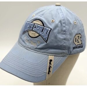 Vintage UNC Tar Heels Carolina Blue Old Well Strapback Hat Cap